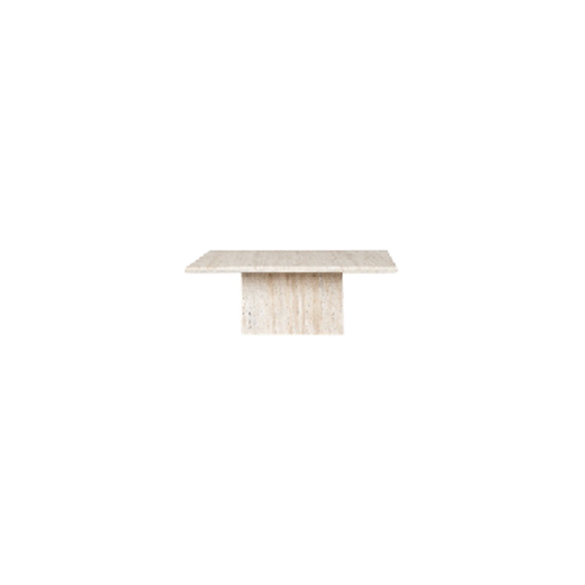 Travertine Coffee Table · made to order